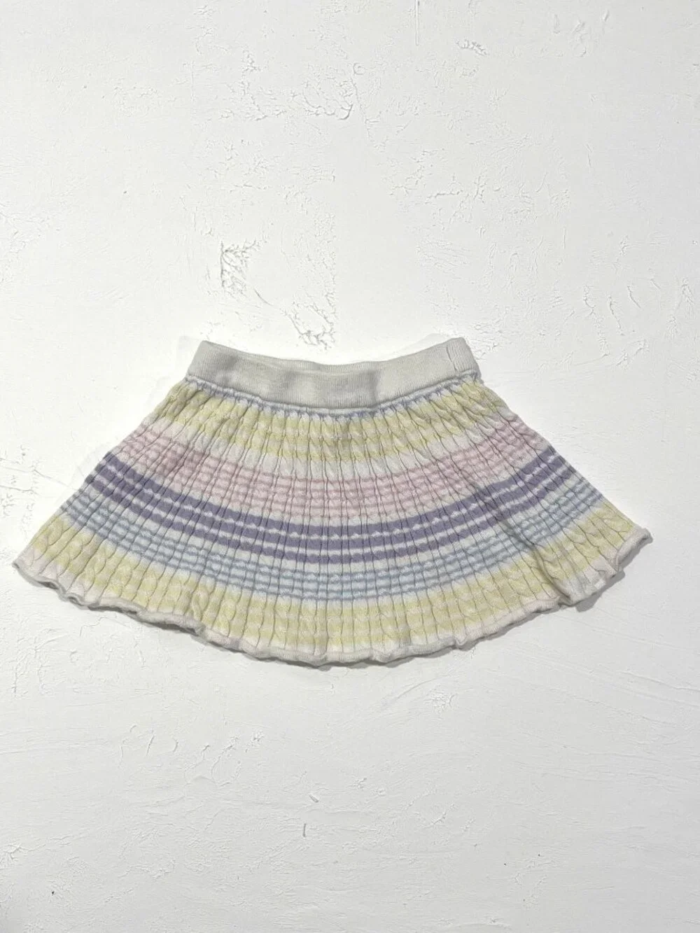 Draper James Girls 3T Multicolor Knit Cardigan & Pleated Skirt Set